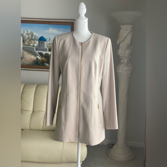 Calvin Klein Women’s Topper Jacket size 6 with padded shoulders - Picture 4 of 12